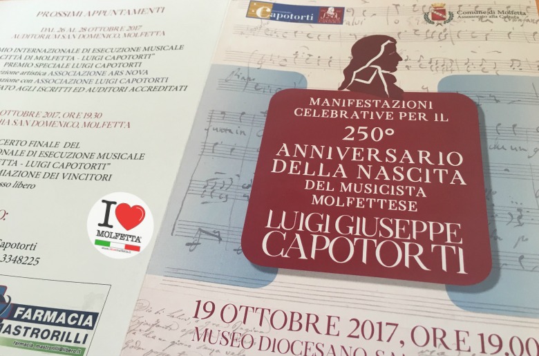 Concerto per i 250 anni dalla nascita di Capotorti a Molfetta
