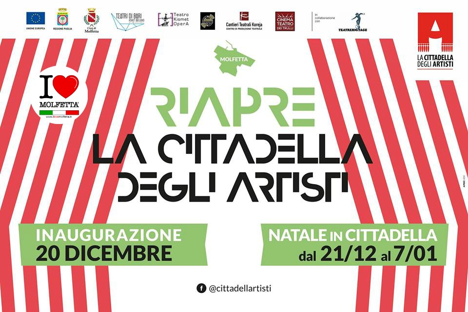 Una lunga inaugurazione de La Cittadella degli Artisti a Molfetta