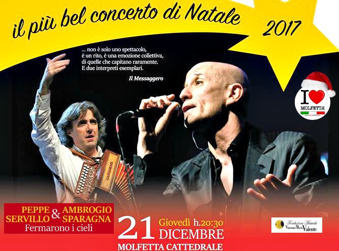 Ambrogio Sparagna e Beppe Servillo con le canzoni del presepe napoletano 