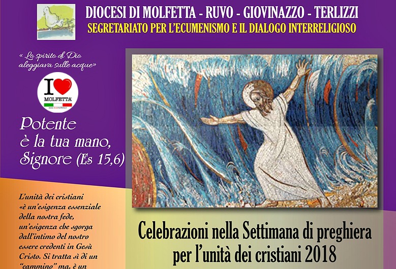 Settimana di preghiera per l� Unita'  dei Cristiani 18-25 gennaio 2018