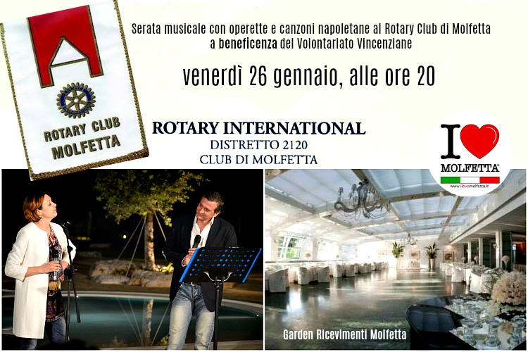 Serata di beneficenza musicale con operette e canzoni napoletane 