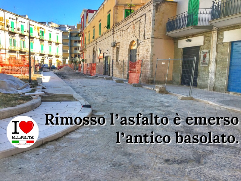 Molfetta riscopre l � antico basolato