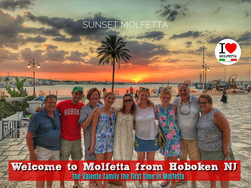 Realizzato un sogno, orgogliosi  delle nostre origini italiane, molfettesi