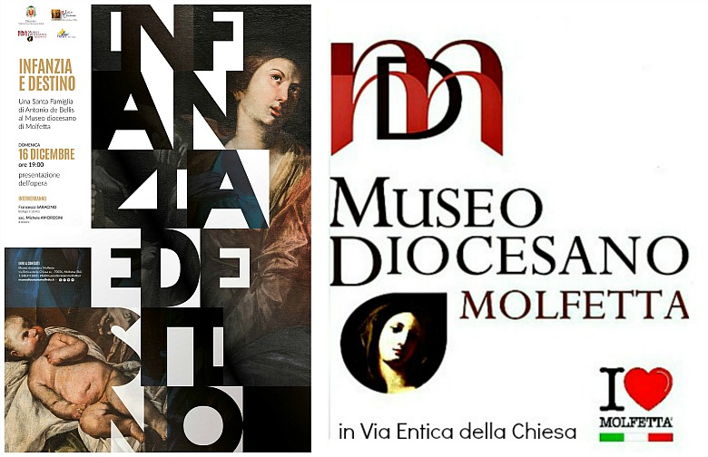 La preziosa tela secentesca della Santa Famiglia collocata a Molfetta