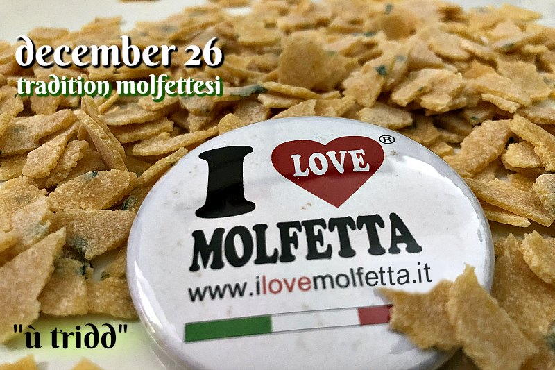 Da tradizione molfettese il 26 dicembre si mangia u' tridd