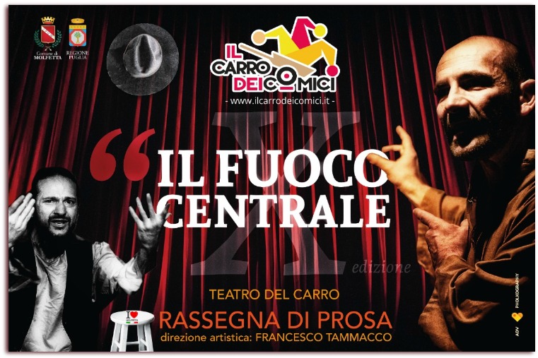 Al teatro Carro dei Comici, a Molfetta un nuovo spettacolo del Il Fuoco Centrale