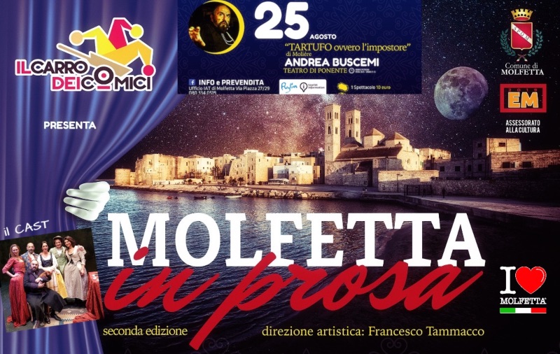 Prosegue a Molfetta il festival di teatro di prosa