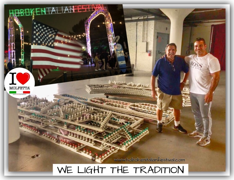 Pronte le luminarie anche ad Hoboken NJ