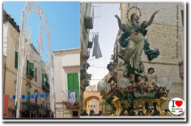 A Molfetta la processione dell ' Assunta 