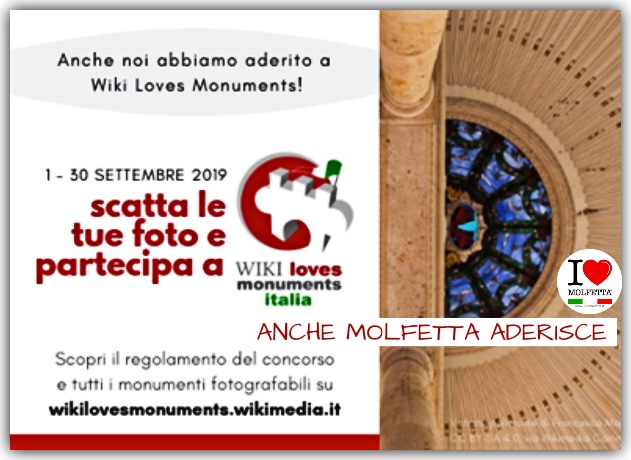 Molfetta aderisce al concorso fotografico Wiki Loves Monuments Italia Molfetta aderisce al concorso fotografico Wiki Loves Monuments Italia