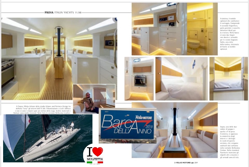 Barca dell � anno e'  IY 11.98: Bellissima, un capolavoro. Molfetta c ' e'