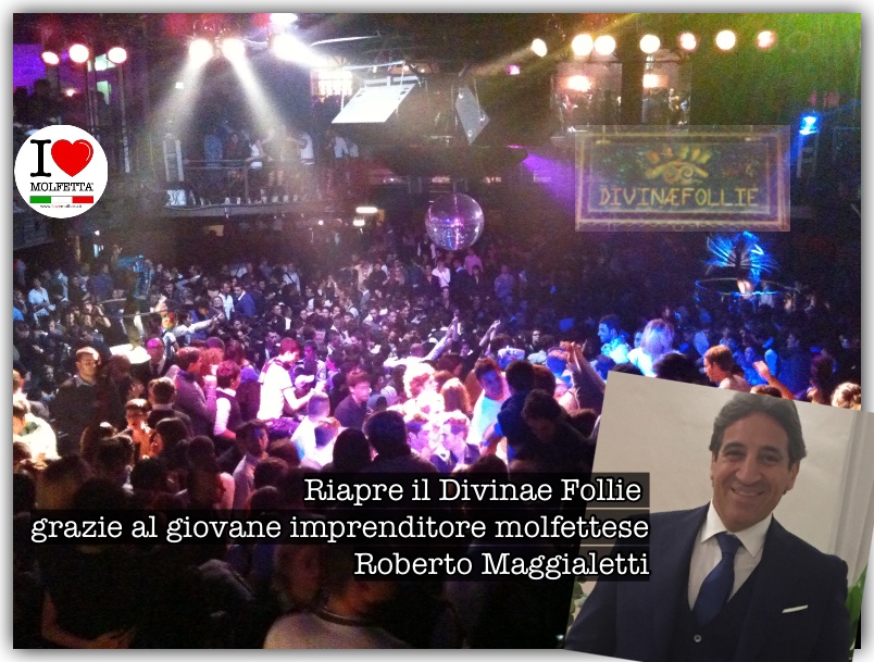 Riapre il Divinae follie con il molfettese Roberto Maggialetti