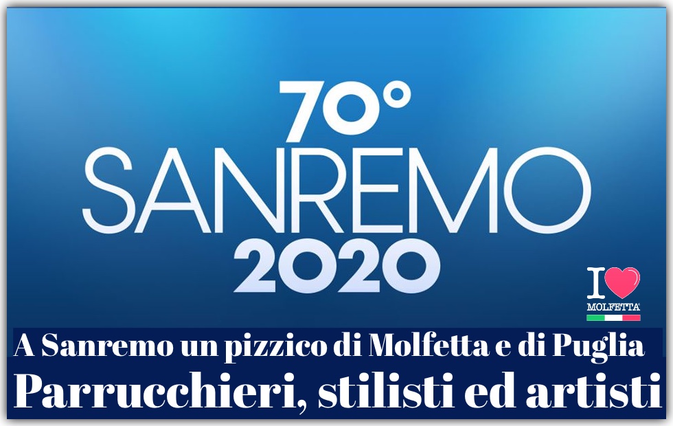 A Sanremo un pizzico di Molfetta e di Puglia. Parrucchieri, stilisti ed artisti.