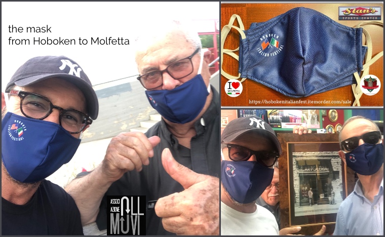 Da Hoboken a Molfetta: arrivano le mascherine Da Hoboken a Molfetta: arrivano le mascherine