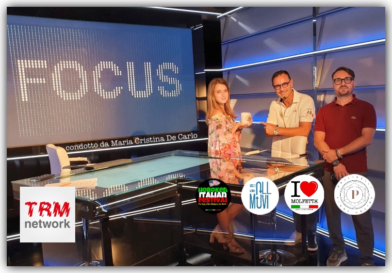 In TV nel programma FOCUS su TRM si parla di: Un Pizzico di Puglia negli USA In TV nel programma FOCUS su TRM si parla di: Un Pizzico di Puglia negli USA