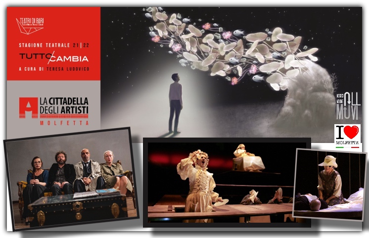 Il Teatro torna di scena a La Cittadella degli Artisti di Molfetta, stagione 2021.22 