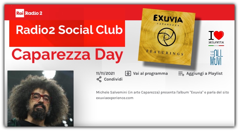 Caparezza Day su Rai Radio 2