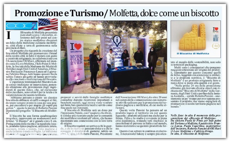 Promozione e Turismo: Molfetta dolce come un Biscotto