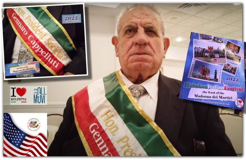 Celebrate Gennaro Cappelluti: Honorary President Societa' Madonna dei Martiri Hoboken