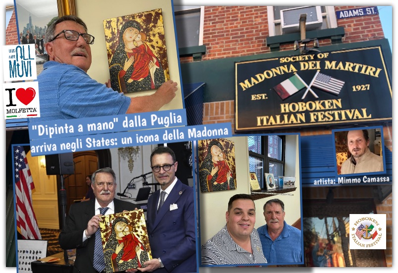 Dipinta a mano dalla Puglia negli States: un icona della Madonna Dipinta a mano dalla Puglia negli States: un icona della Madonna