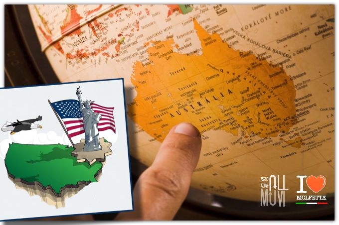 Australia, U.S.A. e Molfetta insieme in Via Ricasoli per gli auguri