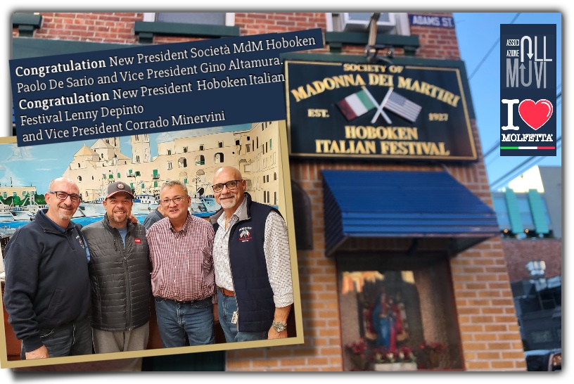 Eletti i nuovi Presidenti: Society Madonna dei Martiri e Hoboken Italian Festival 2023 Eletti i nuovi Presidenti: Society Madonna dei Martiri e Hoboken Italian Festival 2023