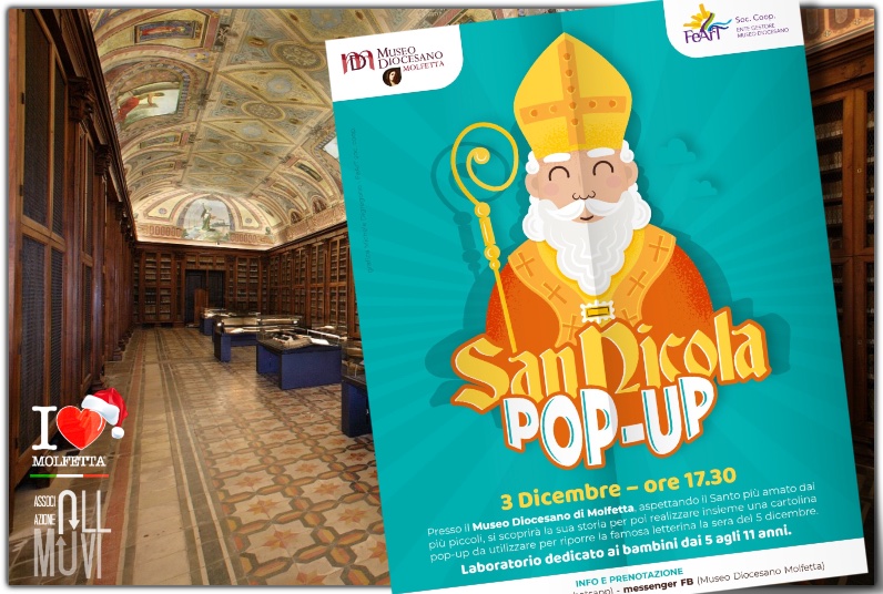 A Molfetta laboratorio per bambini: San Nicola Pop-Up