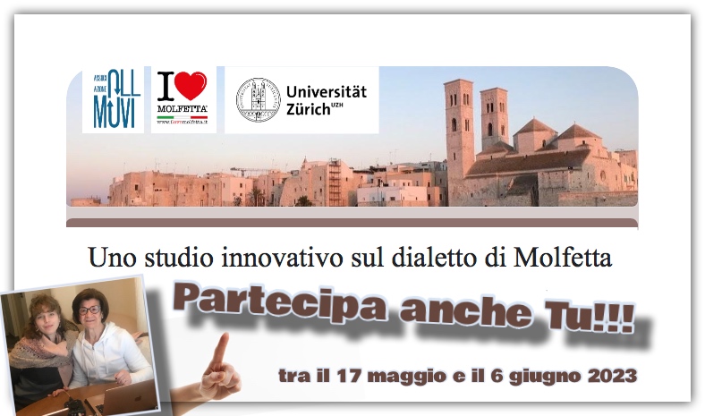 Il primo dialetto in Italia e' il molfettese: lo conferma uno studio dell ' Universita' di Zurigo
