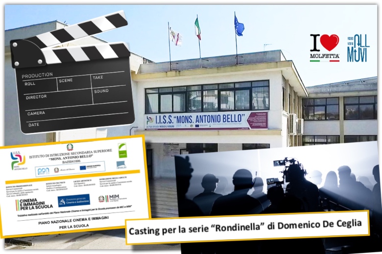 Casting a Molfetta per la serie TV Rondinella