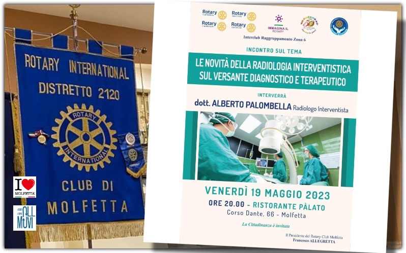 Radiologia interventista, interclub del Rotary a Molfetta