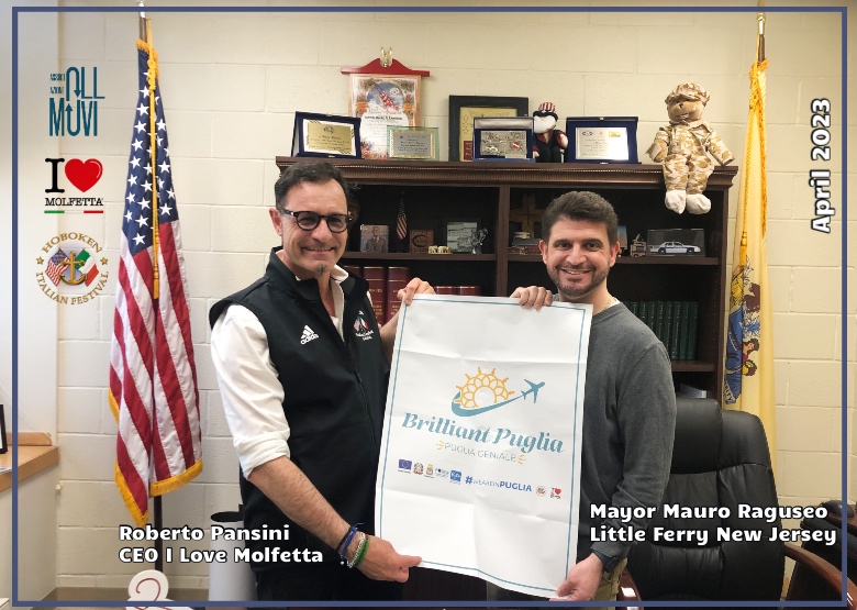 The Mayor of Little Ferry invite to visit Puglia Region: roots tourism