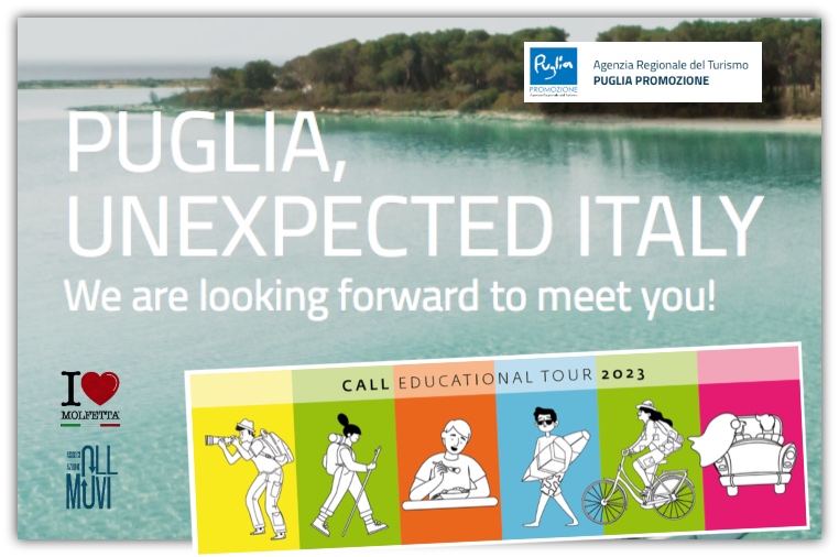 Online l'avviso pubblico Educational Tour 2023