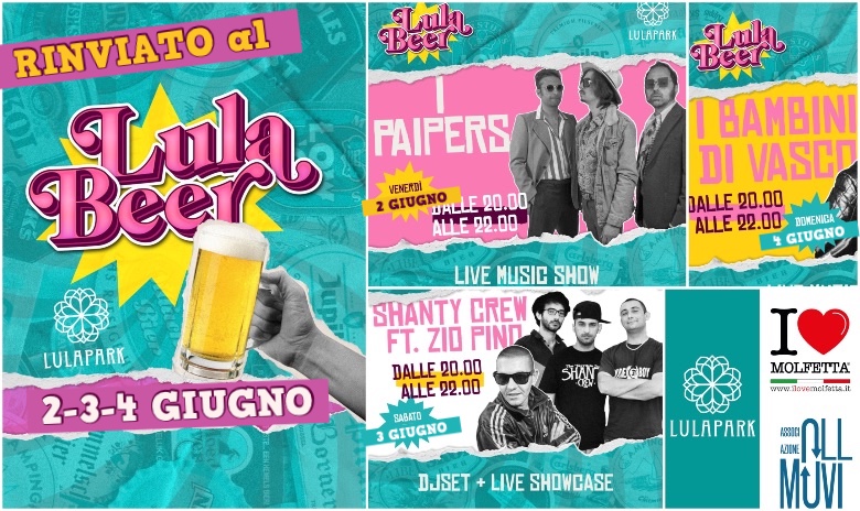 A Molfetta arriva il Festival: Lula Beer 2-3-4 Giugno
