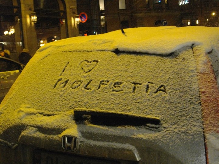 Anche al freddo e al gelo... I Love Molfetta c'&egrave;