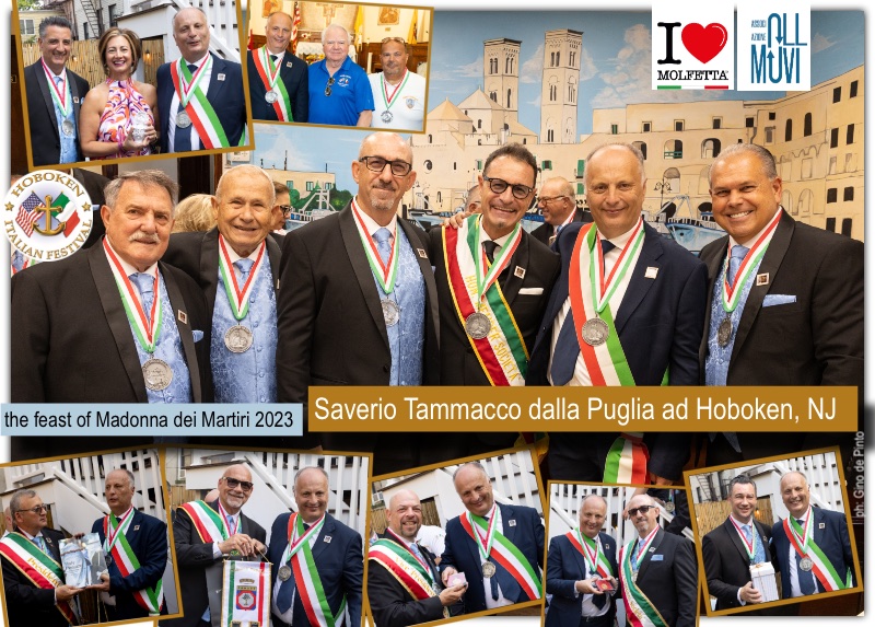 Saverio Tammacco dalla Regione Puglia ad Hoboken NJ