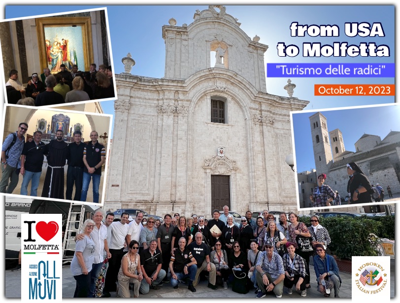 Un gruppo di turisti Americani visitano Molfetta