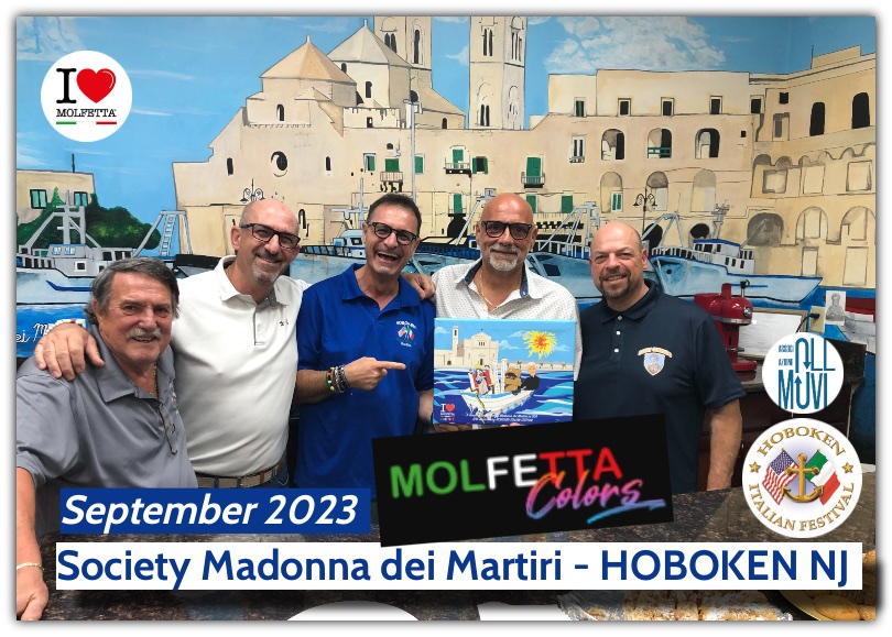 Molfetta Colors on the wall at Hoboken