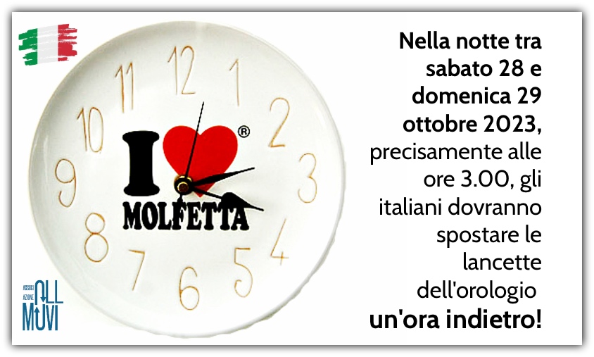 Cambio Ora Legale: ottobre 2023