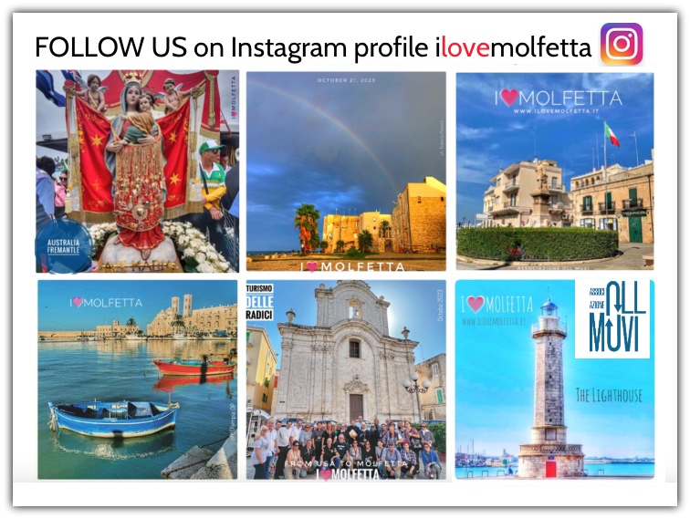 Anche tu seguici sul profilo Instagram ilovemolfetta