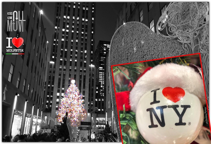 A New York il piu' grande albero di Natale al Rockefeller Center