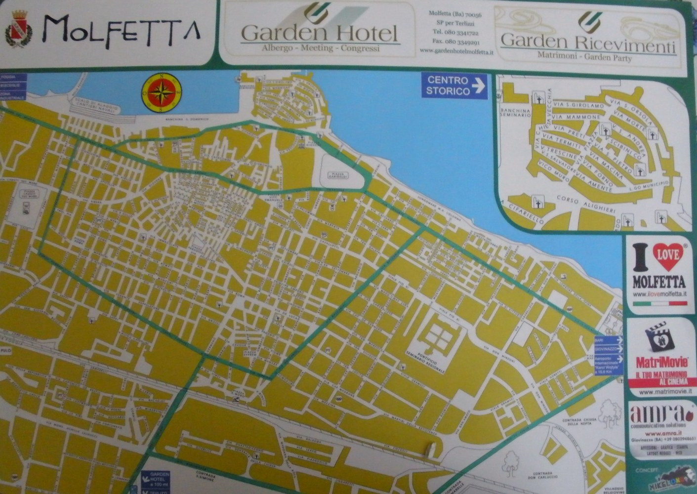 Molfetta: la mappa