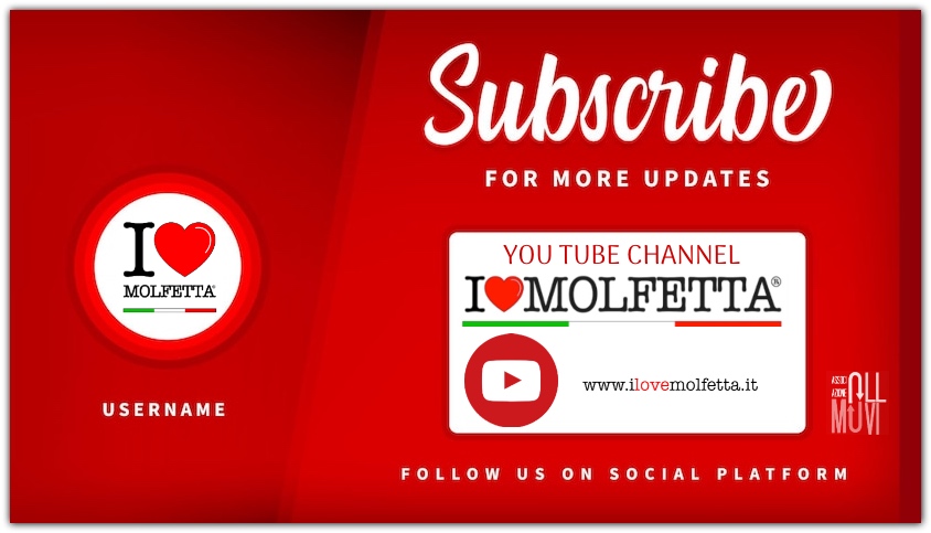 Iscriviti anche tu al Canale YouTube I Love Molfetta