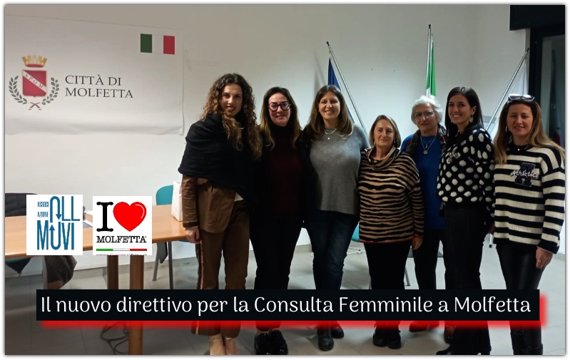 Il nuovo direttivo per la Consulta femminile a Molfetta