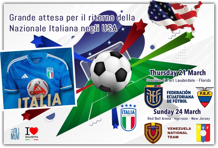 Grande attesa per il ritorno della Nazionale Italiana negli USA
