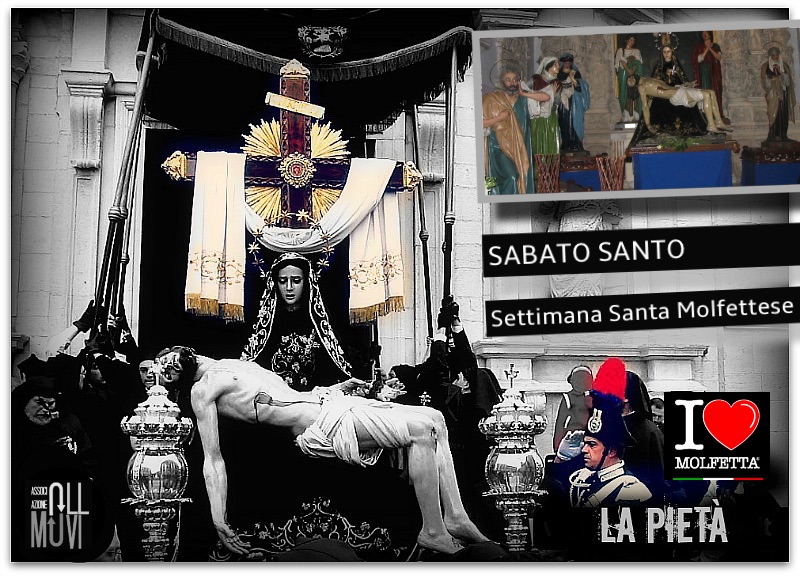 Molfetta e la processione della Pieta': una tradizione unica nel Sabato Santo
