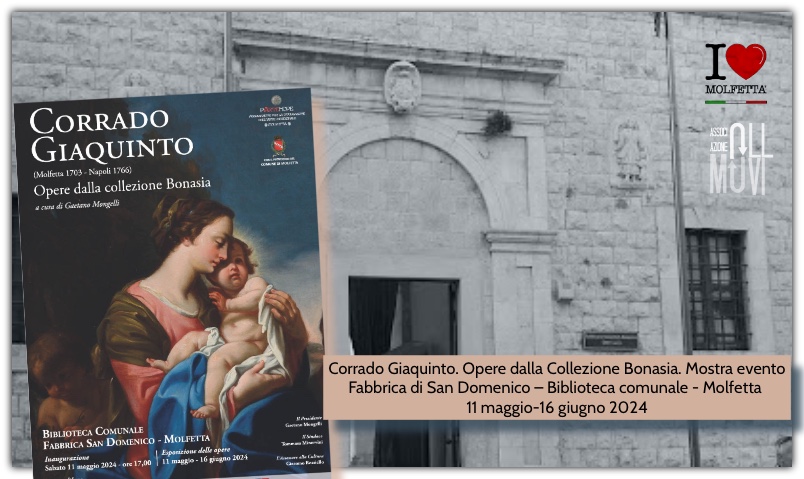 A Molfetta Mostra-Evento di Corrado Giaquinto: Opere dalla Collezione Bonasia