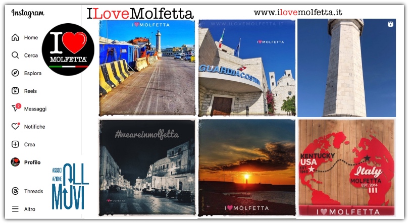 I Love Molfetta: Un Brand in Crescita anche su Instagram