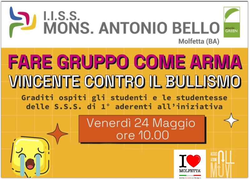Fare gruppo come arma vincente contro il bullismo. Bullismo ? no grazie!
