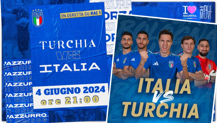 Italia - Turchia stasera su RAI 1 match amichevole