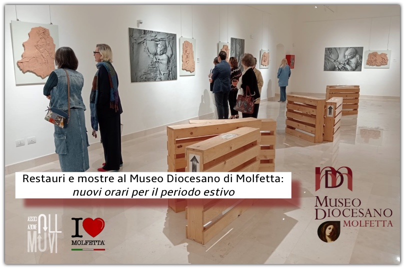 Restauri e mostre al Museo Diocesano di Molfetta: nuovi orari per il periodo estivo